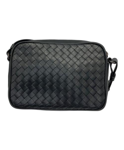 BOTTEGA VENETA（ボッテガベネタ）BOTTEGA VENETA (ボッテガベネタ) ショルダーバッグ イントレチャート ブラックの古着・服飾アイテム