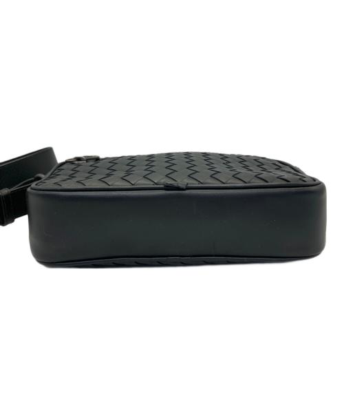 BOTTEGA VENETA（ボッテガベネタ）BOTTEGA VENETA (ボッテガベネタ) ショルダーバッグ イントレチャート ブラックの古着・服飾アイテム