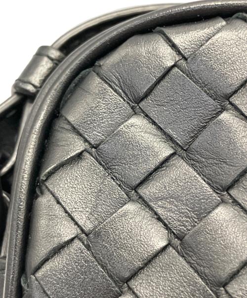 BOTTEGA VENETA（ボッテガベネタ）BOTTEGA VENETA (ボッテガベネタ) ショルダーバッグ イントレチャート ブラックの古着・服飾アイテム