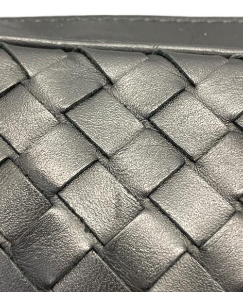 BOTTEGA VENETA（ボッテガベネタ）BOTTEGA VENETA (ボッテガベネタ) ショルダーバッグ イントレチャート ブラックの古着・服飾アイテム