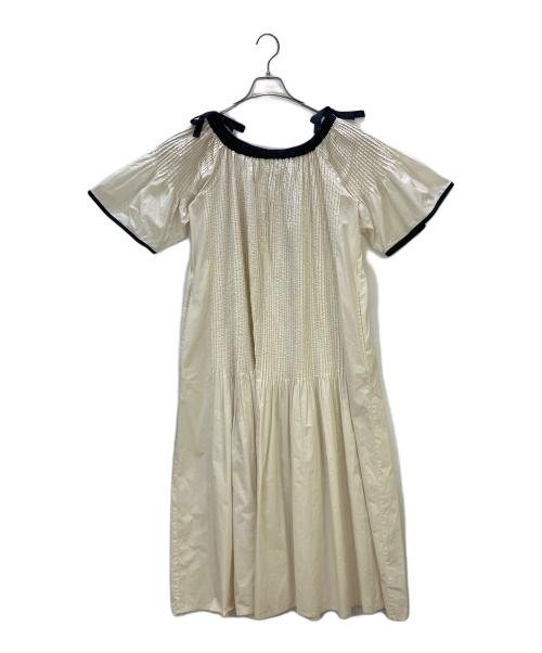 merlette（マーレット）merlette (マーレット) 半袖ワンピース Elna Dress ホワイト サイズ:XXSの古着・服飾アイテム