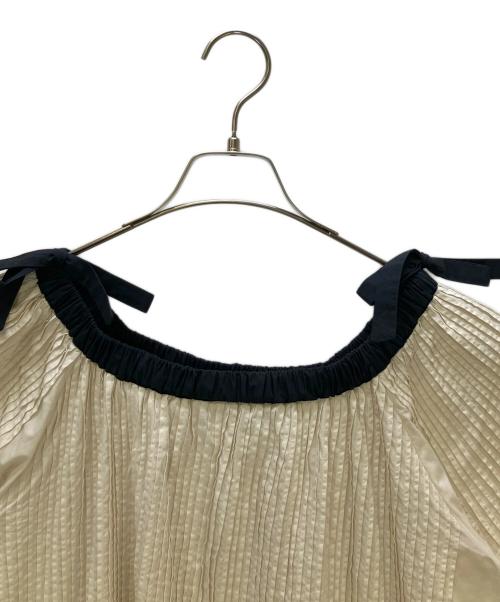 merlette（マーレット）merlette (マーレット) 半袖ワンピース Elna Dress ホワイト サイズ:XXSの古着・服飾アイテム