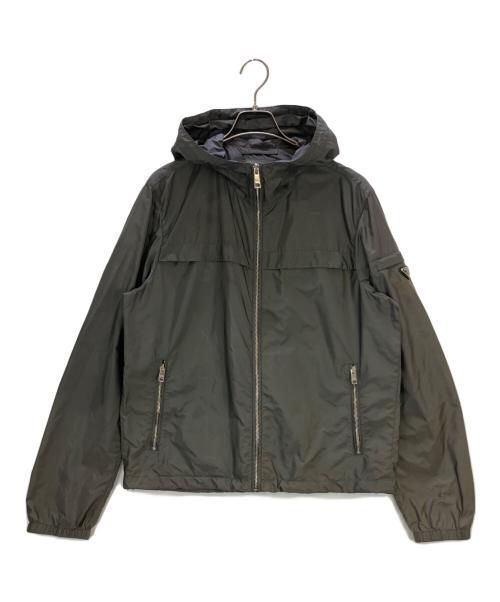 PRADA（プラダ）PRADA (プラダ) ナイロンジャケット グレー サイズ:50の古着・服飾アイテム