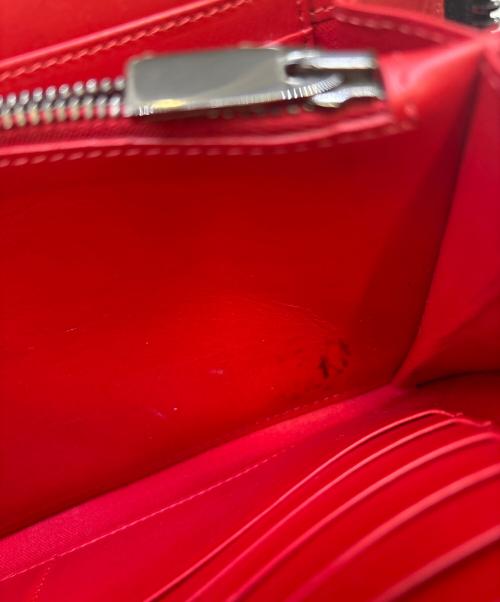 Christian Louboutin（クリスチャン・ルブタン）Christian Louboutin (クリスチャン・ルブタン) 長財布　トラベルケース/オーガナイザー ブラック×レッドの古着・服飾アイテム
