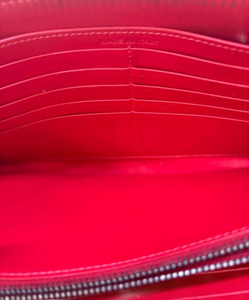 Christian Louboutin（クリスチャン・ルブタン）Christian Louboutin (クリスチャン・ルブタン) 長財布　トラベルケース/オーガナイザー ブラック×レッドの古着・服飾アイテム