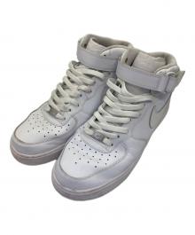 NIKE（ナイキ）の古着「ハイカットスニーカー　Air Force 1 Mid '07 "White"」｜ホワイト