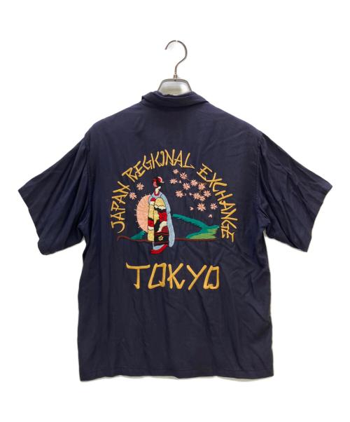 東洋エンタープライズ（トウヨウエンタープライズ）東洋エンタープライズ (トウヨウエンタープライズ) 半袖シャツ ネイビー サイズ:Sの古着・服飾アイテム