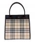 BURBERRY（バーバリー）の古着「トートバッグ　ノバチェック」｜ブラウン×ベージュ