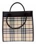 BURBERRY (バーバリー) トートバッグ　ノバチェック ブラウン×ベージュ：30000円