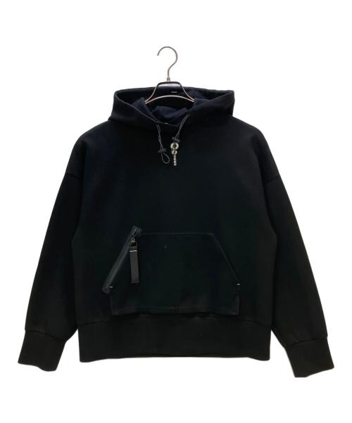 OMMO（オーエムエムオー）OMMO (オーエムエムオー) パーカー ブラック サイズ:36の古着・服飾アイテム