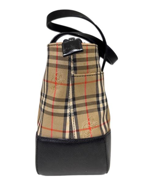 BURBERRY（バーバリー）BURBERRY (バーバリー) トートバッグ　ノバチェック ベージュの古着・服飾アイテム