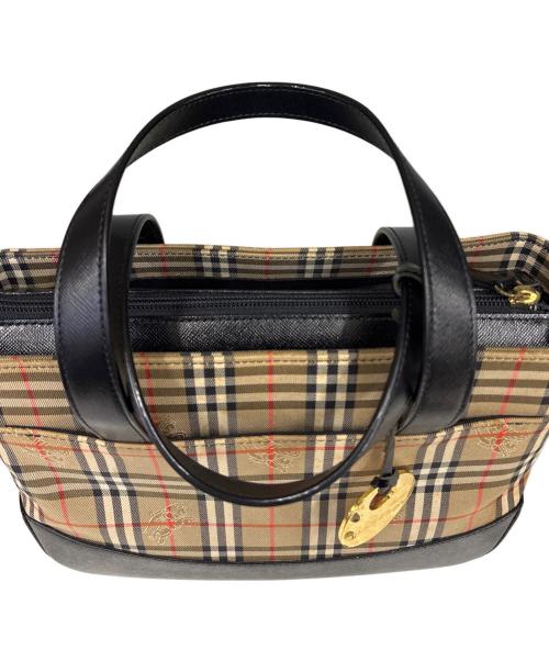 BURBERRY（バーバリー）BURBERRY (バーバリー) トートバッグ　ノバチェック ベージュの古着・服飾アイテム
