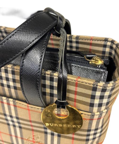 BURBERRY（バーバリー）BURBERRY (バーバリー) トートバッグ　ノバチェック ベージュの古着・服飾アイテム