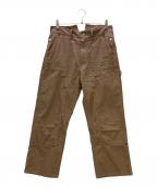 MAYOメイヨー）の古着「Fire Double Knee Pants」｜ブラウン