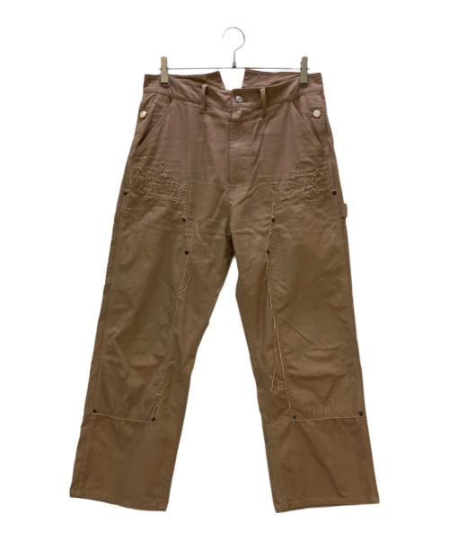 MAYO（メイヨー）MAYO (メイヨー) Fire Double Knee Pants ブラウン サイズ:Mの古着・服飾アイテム