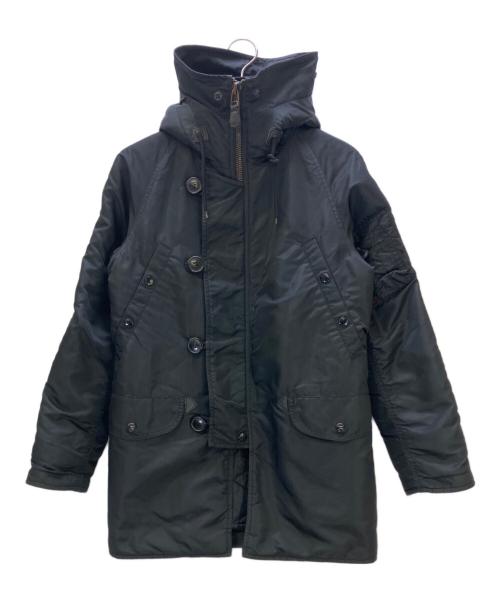 AVIREX（アヴィレックス）AVIREX (アヴィレックス) 中綿ジャケット ブラック サイズ:Sの古着・服飾アイテム