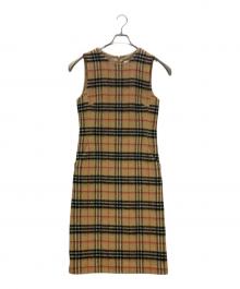 BURBERRY（バーバリー）の古着「ノースリーブワンピース」｜ブラウン