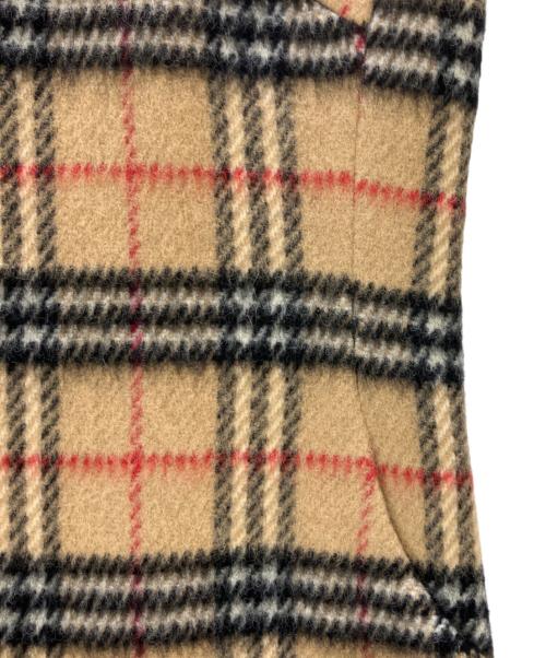 BURBERRY（バーバリー）BURBERRY (バーバリー) ノースリーブワンピース ブラウン サイズ:38の古着・服飾アイテム