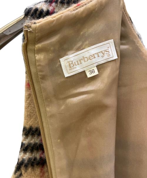 BURBERRY（バーバリー）BURBERRY (バーバリー) ノースリーブワンピース ブラウン サイズ:38の古着・服飾アイテム