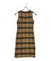BURBERRY (バーバリー) ノースリーブワンピース ブラウン サイズ:38：10000円