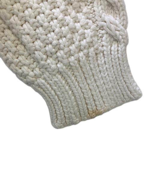 MM6 Maison Margiela（エムエムシックスメゾンマルジェラ）MM6 Maison Margiela (エムエムシックスメゾンマルジェラ) 厚手ニット ホワイト サイズ:Sの古着・服飾アイテム