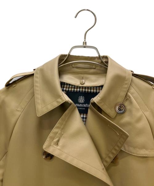 Aquascutum（アクアスキュータム）Aquascutum (アクアスキュータム) トレンチコート ブラウン サイズ:6の古着・服飾アイテム