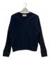 ami (アミ) 厚手ニット エンボスロゴ Vネックニット ネイビー サイズ:XL：20000円