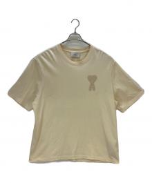 ami（アミ）の古着「半袖カットソー Ami de Cœur パッチ Tシャツ」｜ベージュ