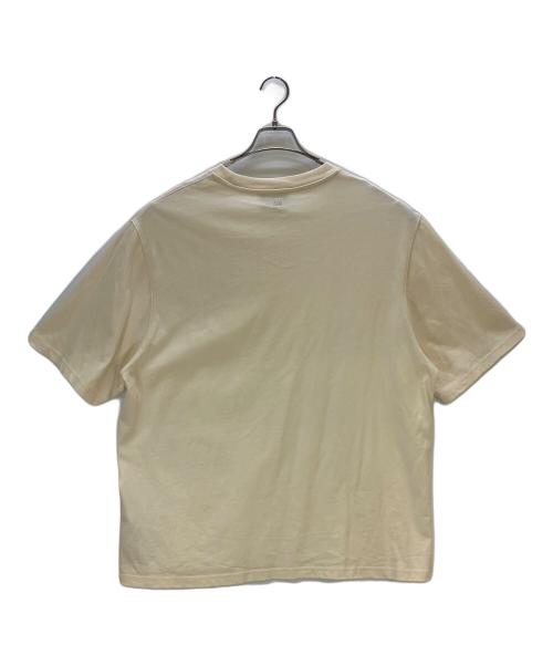 ami（アミ）ami (アミ) 半袖カットソー Ami de Cœur パッチ Tシャツ ベージュ サイズ:XLの古着・服飾アイテム