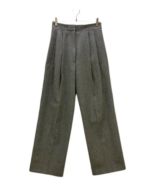 CELINE（セリーヌ）CELINE (セリーヌ) ウールパンツ グレー サイズ:38の古着・服飾アイテム