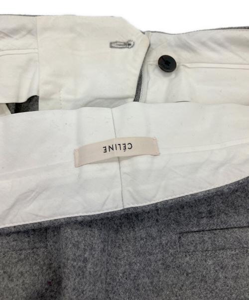 CELINE（セリーヌ）CELINE (セリーヌ) ウールパンツ グレー サイズ:38の古着・服飾アイテム