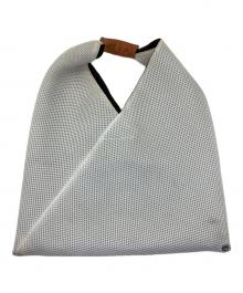 MM6 Maison Margiela（エムエムシックスメゾンマルジェラ）の古着「トートバッグ ジャパニーズメッシュバッグ」｜ホワイト