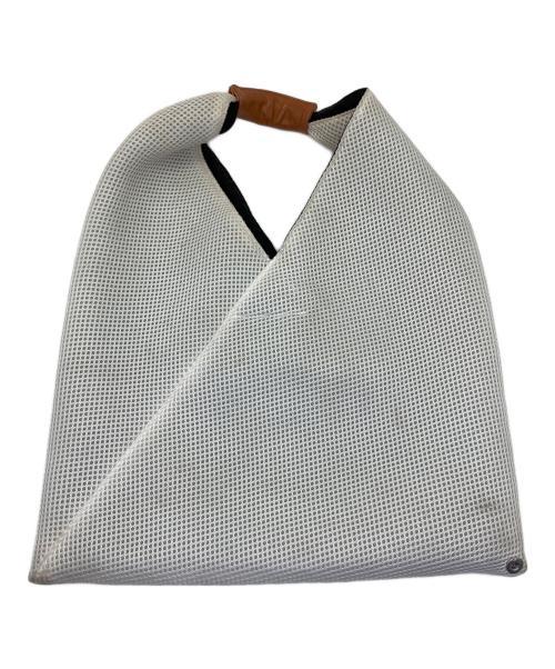 MM6 Maison Margiela（エムエムシックスメゾンマルジェラ）MM6 Maison Margiela (エムエムシックスメゾンマルジェラ) トートバッグ ジャパニーズメッシュバッグ ホワイトの古着・服飾アイテム