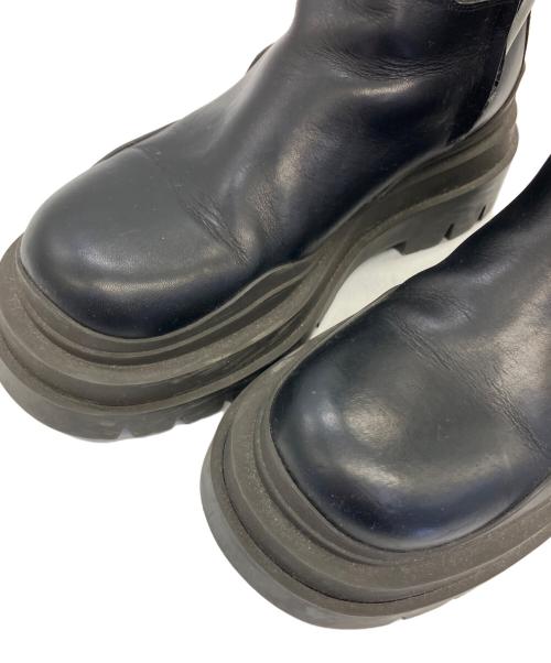 BOTTEGA VENETA（ボッテガベネタ）BOTTEGA VENETA (ボッテガベネタ) タイヤチェルシーロングブーツ ブラック サイズ:36の古着・服飾アイテム