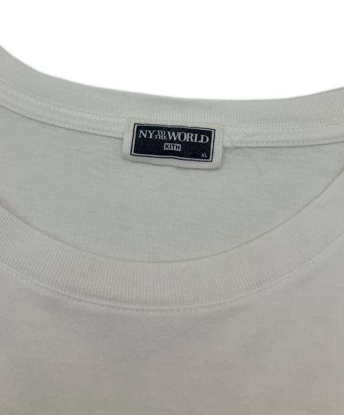 KITH（キス）KITH (キス) 半袖カットソー Kith NY to the World Liberty Apple Vintage Tee ホワイト サイズ:XLの古着・服飾アイテム