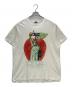 KITH（キス）の古着「半袖カットソー Kith NY to the World Liberty Apple Vintage Tee」｜ホワイト