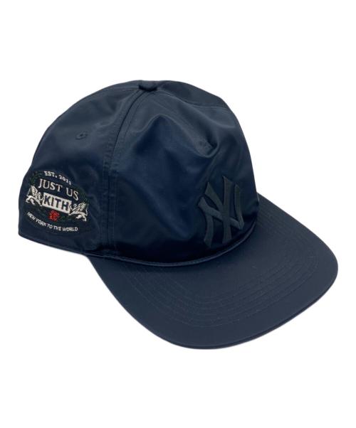 KITH（キス）KITH (キス) 47BRAND (フォーティーセブンブランド) NEW YORK METS (ニューヨーク・メッツ) キャップ Nylon Hitch Snapback ネイビーの古着・服飾アイテム
