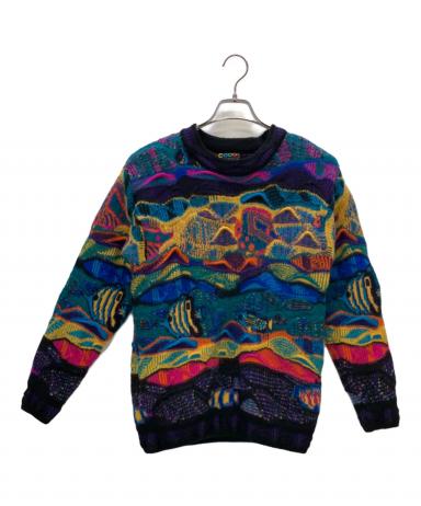 中古・古着通販】Coogi (クージー) 3Dニット 90S マルチカラー サイズ