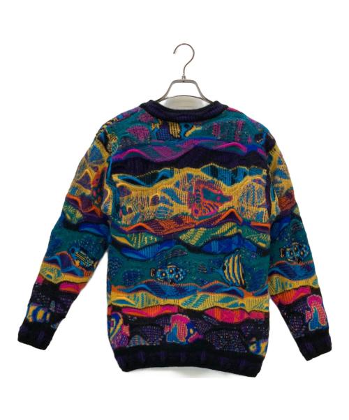Coogi（クージー）Coogi (クージー) 3Dニット 90S マルチカラー サイズ:Sの古着・服飾アイテム