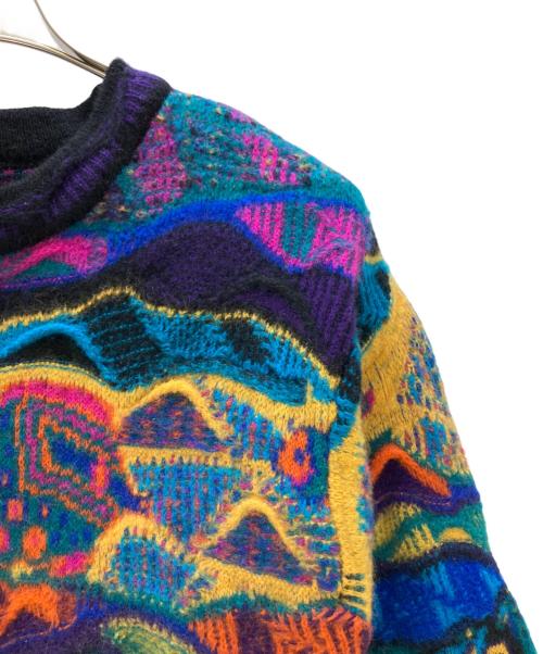 Coogi（クージー）Coogi (クージー) 3Dニット 90S マルチカラー サイズ:Sの古着・服飾アイテム