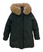 Pyrenexピレネックス）の古着「ダウンジャケット BORDEAUX FUR INT'L」｜ブラック