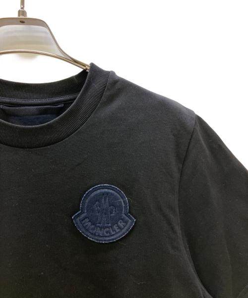 MONCLER（モンクレール）MONCLER (モンクレール) 半袖カットソー ブラック サイズ:Sの古着・服飾アイテム