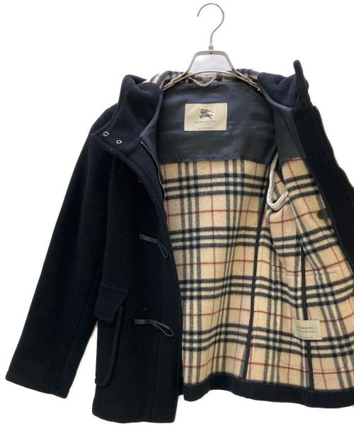 BURBERRY LONDON（バーバリーロンドン）BURBERRY LONDON (バーバリーロンドン) ダッフルコート ブラック サイズ:UK6の古着・服飾アイテム