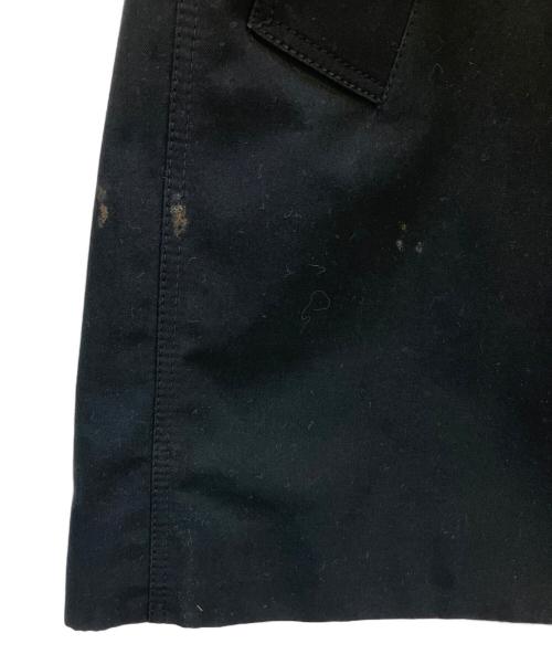 BURBERRY LONDON（バーバリーロンドン）BURBERRY LONDON (バーバリーロンドン) レザー切替トレンチコート ブラック サイズ:UK2の古着・服飾アイテム