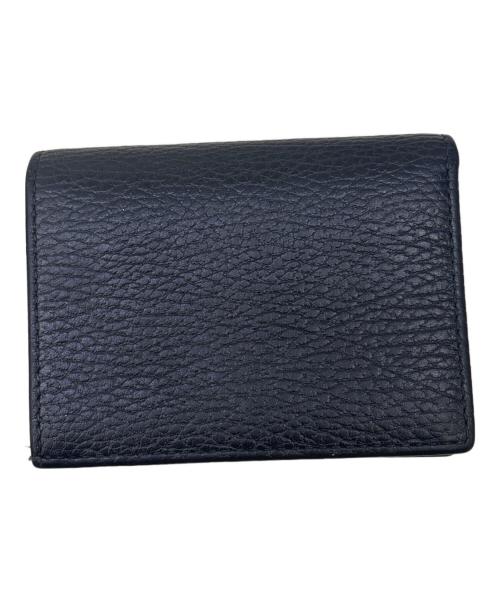 GUCCI（グッチ）GUCCI (グッチ) 2つ折り財布　GGマーモント ブラックの古着・服飾アイテム