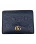GUCCI（グッチ）の古着「2つ折り財布　GGマーモント」｜ブラック