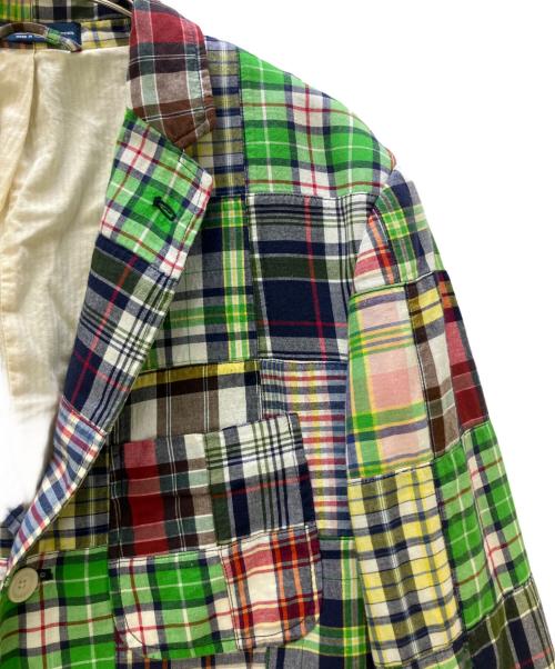 POLO RALPH LAUREN（ポロ・ラルフローレン）POLO RALPH LAUREN (ポロ・ラルフローレン) パッチワークジャケット グリーン サイズ:Lの古着・服飾アイテム