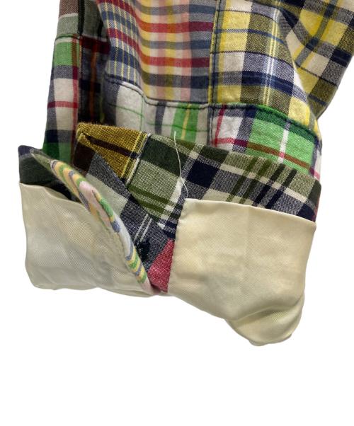 POLO RALPH LAUREN（ポロ・ラルフローレン）POLO RALPH LAUREN (ポロ・ラルフローレン) パッチワークジャケット グリーン サイズ:Lの古着・服飾アイテム