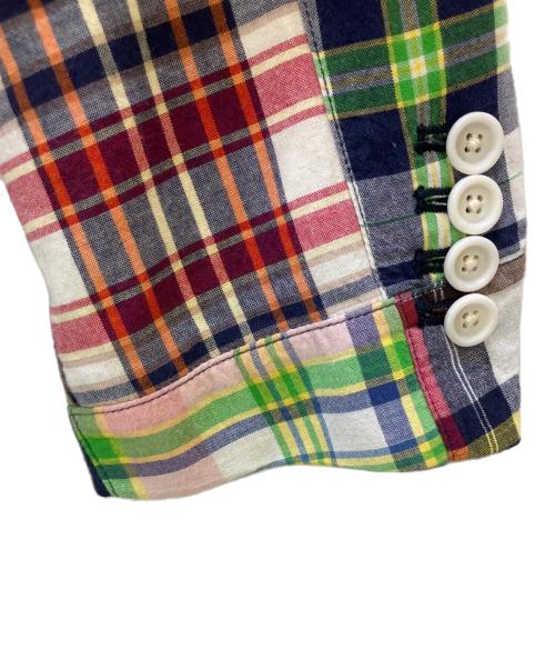 POLO RALPH LAUREN（ポロ・ラルフローレン）POLO RALPH LAUREN (ポロ・ラルフローレン) パッチワークジャケット グリーン サイズ:Lの古着・服飾アイテム