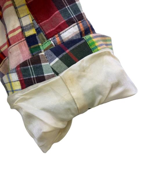 POLO RALPH LAUREN（ポロ・ラルフローレン）POLO RALPH LAUREN (ポロ・ラルフローレン) パッチワークジャケット グリーン サイズ:Lの古着・服飾アイテム